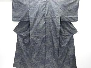 寺塔風景模様織出し本場泥大島紬着物（9マルキ）